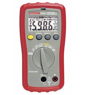 Multimètre numérique - tension, fréquence, capacité, résistance-SEFRAM-SEFRAM 7202-IM#42073