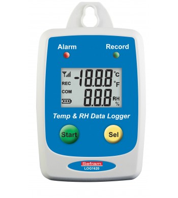 Mini enregistreur de température et humidité affichage numérique-SEFRAM-SEFRAM LOG 1620-IM#42219