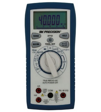 Multimètre numérique de poche 10 000 points TRMS AC+DC. Livré  cordons-SEFRAM-BK2712-IM#42341