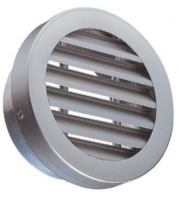 Grille VMC extérieure alu RONDE air neuf/vicié -ALDES-11052242-IM#42721