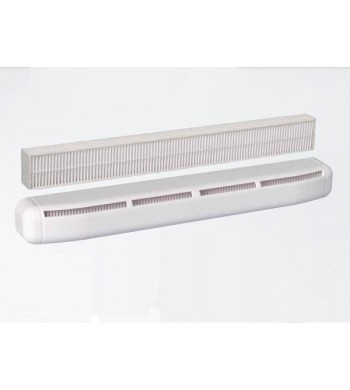 ALDES Kit bouche autoréglable salle de bain avec grilles BIP - 11026041