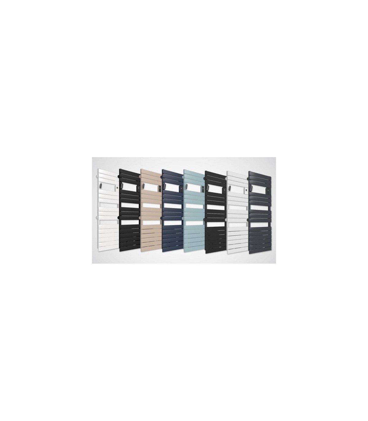 Sèche-serviettes électrique Sintra, ROINTE, 500W H.84 x l.50 cm noir
