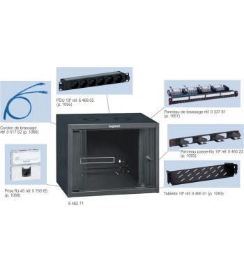 Baie informatique complete pour petit tertiaire - 646270-Legrand-646270-IM#43201