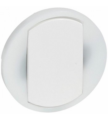 Enjoliveur Blanc Céliane pour Interrupteur couronne lumineuse-Legrand-065004-IM#43335