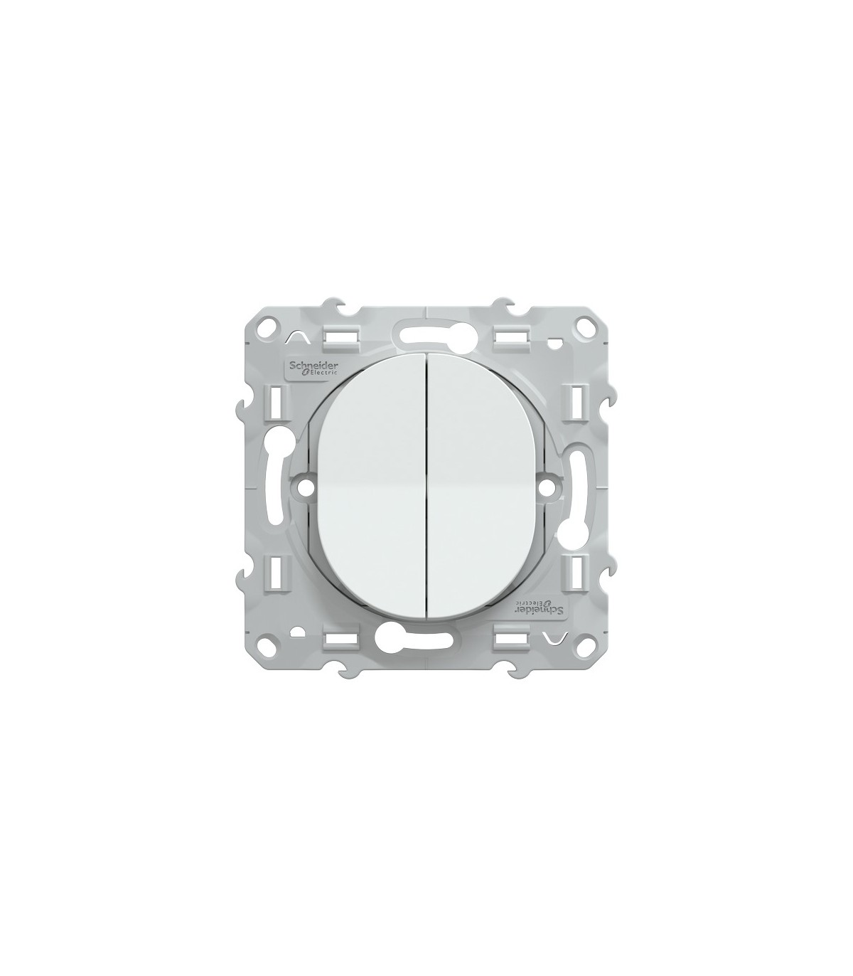 Double Va Et Vient Schneider Schneider S320214 | Interrupteur Double Va et Vient Blanc | Ovalis