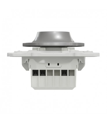Variateur rotatif LED connecté zigbee Alu | Wiser Odace-Schneider Electric-S530513W-IM#44034