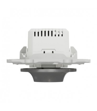 Variateur rotatif LED connecté zigbee Alu | Wiser Odace-Schneider Electric-S530513W-IM#44035
