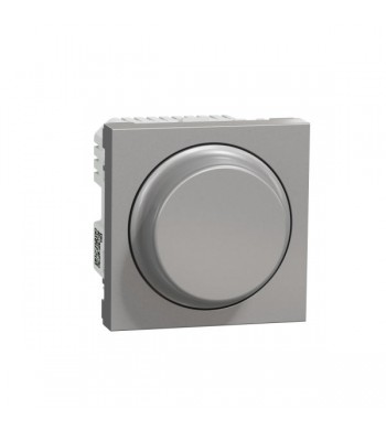 Variateur rotatif connecté zigbee Alu | Wiser Unica-Schneider Electric-NU351630W-IM#44099