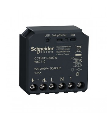 Micromodule encastré interrupteurs connecté zigbee | Wiser-Schneider Electric-CCT5011-0002W-IM#44127