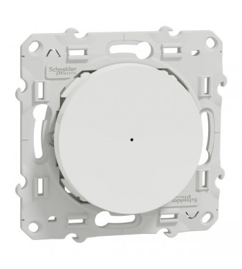 Bouton poussoir connecté zigbee Blanc| Wiser Odace-Schneider Electric-S520530W-IM#44190