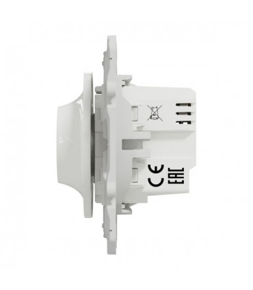 Variateur rotatif LED connecté zigbee Blanc | Wiser Odace-Schneider Electric-S520513W-IM#44196