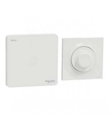 Kit d'éclairage blanc variateur + passerelle Wifi | Wiser Odace-Schneider Electric-CCTFR5201-IM#44213