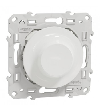 Variateur rotatif LED connecté zigbee Blanc | Wiser Odace-Schneider Electric-S520513W-IM#44224