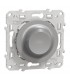 Variateur rotatif LED connecté zigbee Alu | Wiser Odace-Schneider Electric-S530513W-IM#44226