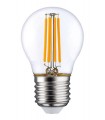 Ampoule sphérique G45 Filament LED E27 4W - Blanc Chaud