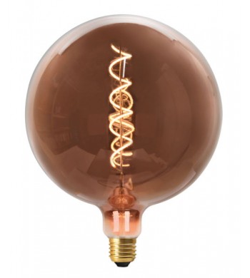 Ampoule LED décorative Globe cuivrée E27 4,1W variable - Blanc Chaud-ARIC Luminaire éclairage-20115-IM#44453