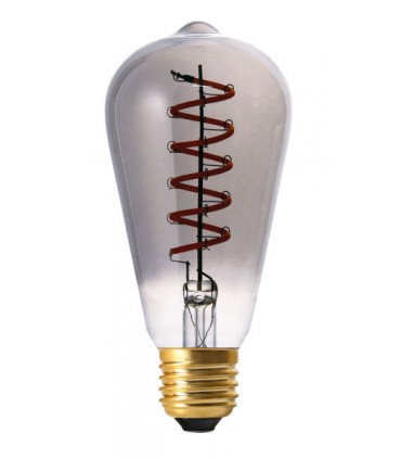 Ampoule LED décorative Edison fumée E27 4,1W variable - Blanc Chaud-ARIC Luminaire éclairage-20116-IM#44457