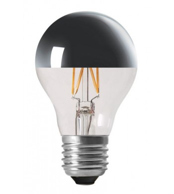 Ampoule LED A60 décorative Calotte argentée E27 4,1W variable - Blanc Chaud-ARIC Luminaire éclairage-20118-IM#44461