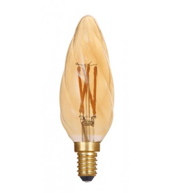 Ampoule LED C35 décorative Flamme torsadée ambrée E14 4,1W variable - Blanc Chaud-ARIC Luminaire éclairage-20121-IM#44466