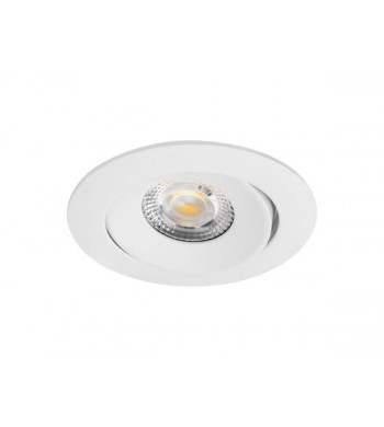 Encastré blanc rond orientable IP20/65 LED 5W CCT dimmable | ASPEN TILT-ARIC Luminaire éclairage-51226-IM#44544