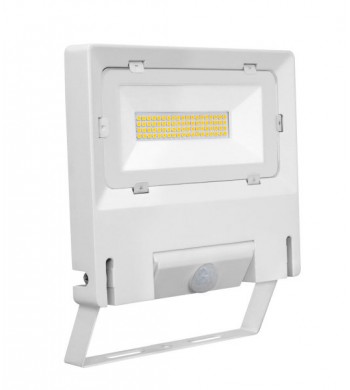 Projecteur extérieur blanc IP65 LED 50W Blanc chaud + détecteur PIR | MICHELLE-ARIC Luminaire éclairage-51244-IM#44580