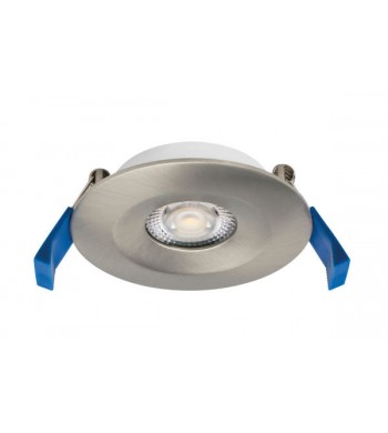 Encastré nickel rond IP20/65 LED 5W CCT dimmable | ASPEN VOL1-ARIC Luminaire éclairage-51225-IM#44655