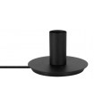 Support de table noir lampe E27 à poser | Tavola