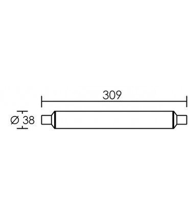 Ampoule Lino LED S19 9W - Blanc chaud-ARIC Luminaire éclairage-20142-IM#44872