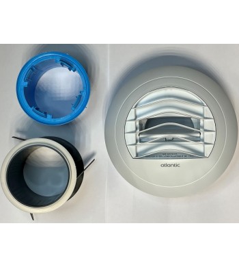 Kit Bouche ventilation WC auto à débit fixe 15 m3/h-Atlantic-423112-IM#44915
