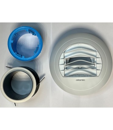 Bouche d'extraction - WC - à piles - VMC - hygroréglable ATLANTIC