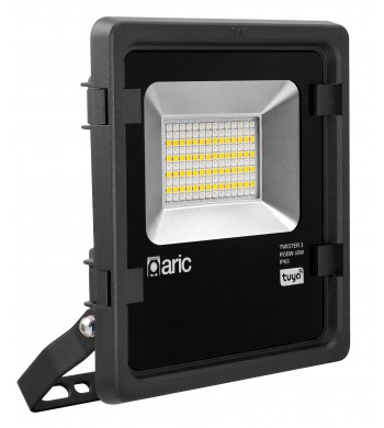 Projecteur extérieur connecté noir IP65 LED 45W RGB-W | TWISTER 3 TUYA-ARIC Luminaire éclairage-51319-IM#44923