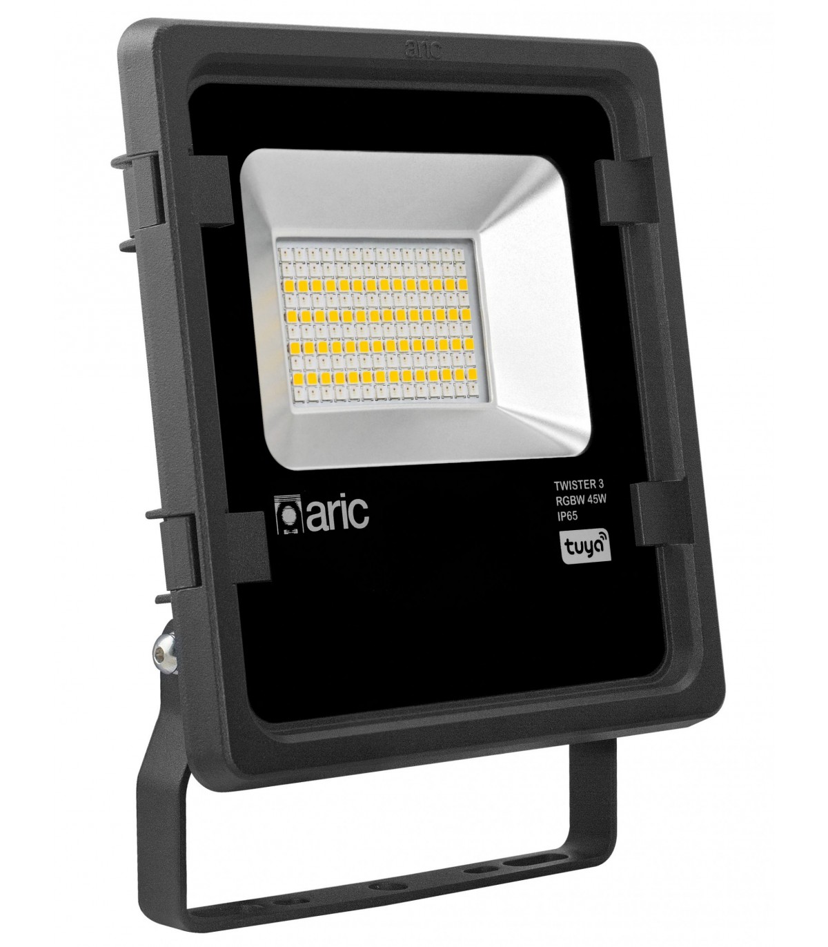 50838 - ARIC] Projecteur extérieur LED gris Twister 3 - 4000K - LED intégrée