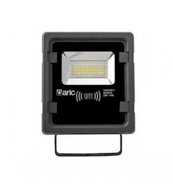Projecteur extérieur noir IP65 LED 25W Blanc chaud | TWISTER 3 SENSOR-ARIC Luminaire éclairage-50876-IM#44946