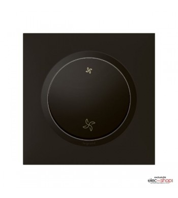 Interrupteur VMC Dooxie noir - complet-Legrand-DC600207-IM#45172