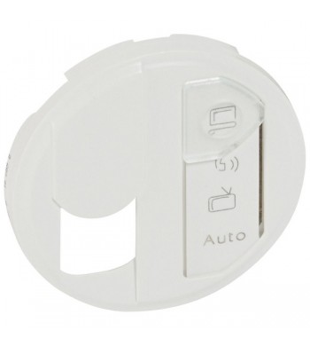 Enjoliveur Céliane Blanc pour prise RJ 45 Optimum-Legrand-068291-IM#45624