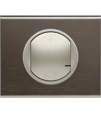 Variateur LED, 125W, Céliane Nickel Sombre Satiné