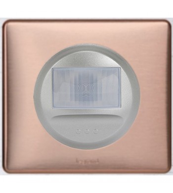Interrupteur Automatique sans neutre 100W LEDs Céliane Copper