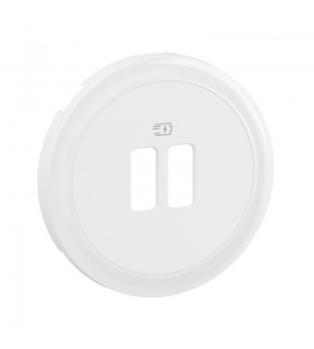 Enjoliveur pour prise chargeur USB type-C Céliane Blanc