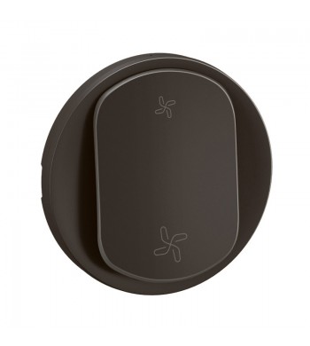 Enjoliveur Céliane Noir pour commande de VMC