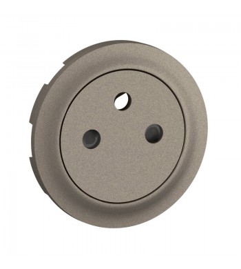 Enjoliveur pour prise de courant affleurante (Surface) Céliane Titanium