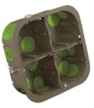 Boite cloison sèche étanche 2x2 postes Prof 50mm