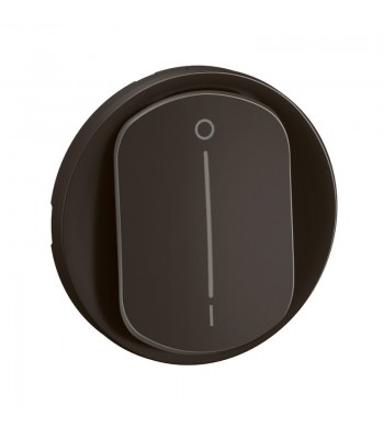 CN1020 Enjoliveur Noir pour interrupteur bipolaire à voyant Céliane