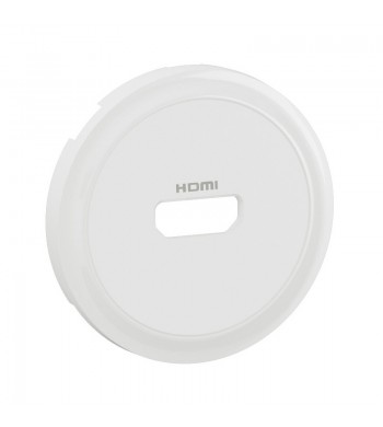 CB0314 Enjoliveur Céliane Blanc pour prise HDMI