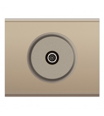 Legrand Prise TV simple Céliane Nickel Velours complète