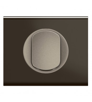 Legrand Bouton Poussoir Céliane Back Nickel complet