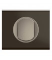 Bouton Poussoir Céliane Back Nickel complet
