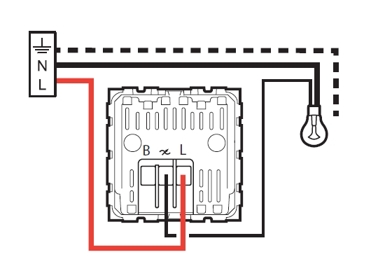 cablage simple allumage variateur