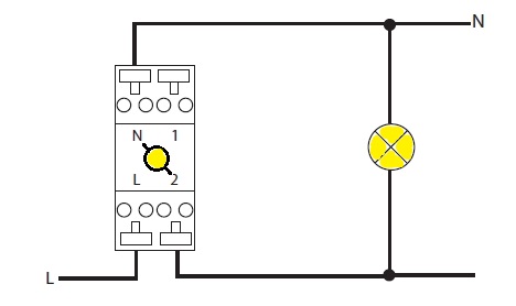 branchement interrupteur à témoin lumineux Legrand