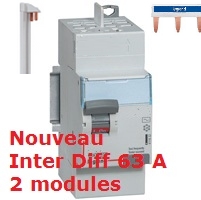 Interrupteur différentiel Legrand 63 A